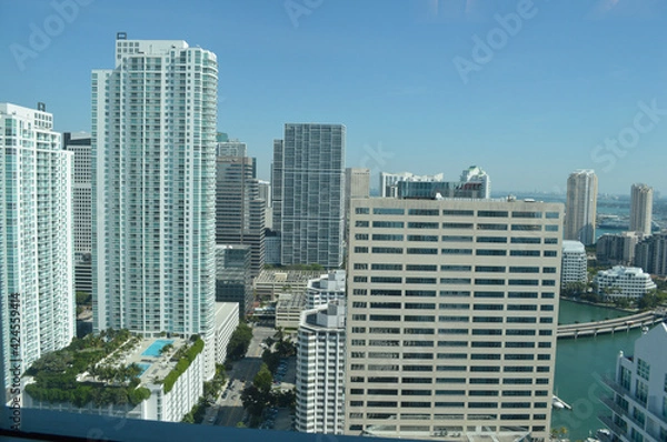 Obraz downtown city Brickell