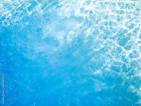 Obraz blue water background