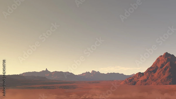 Obraz Mars Environment Landscape