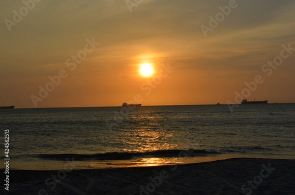 Obraz sunset on the sea