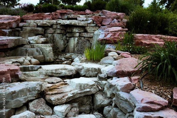 Fototapeta waterfall in the park