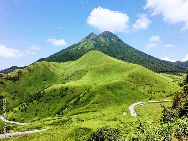 Obraz 夏の由布岳