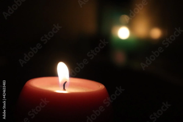 Fototapeta キャンドルの光