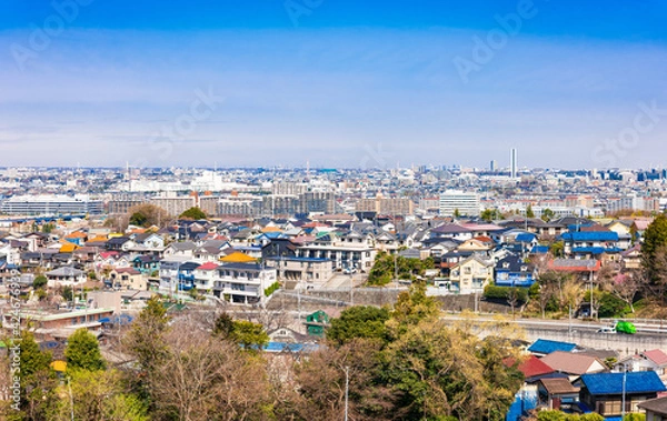 Obraz 東京郊外の住宅地