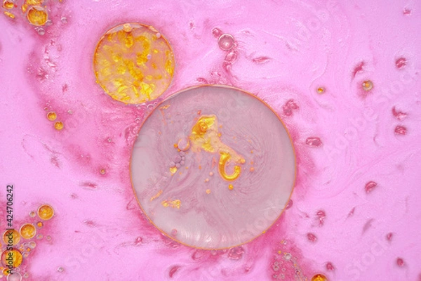 Obraz Pink and gold