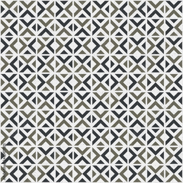 Fototapeta Abstract Geometric Pattern generative computational art illustration