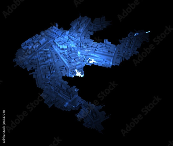 Fototapeta futuristic structure