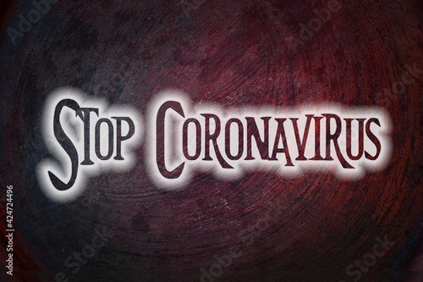 Obraz Coronavirus  Concept text on background