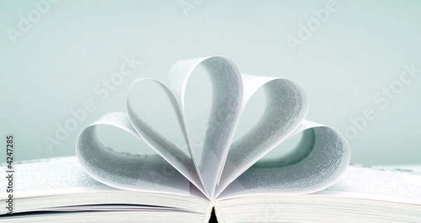 Fototapeta open book