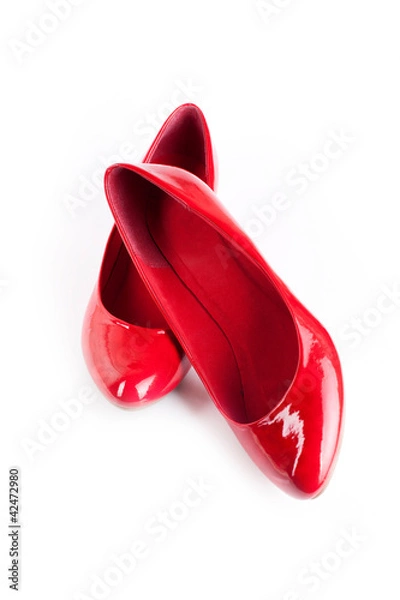 Fototapeta Red woman dancing shoes