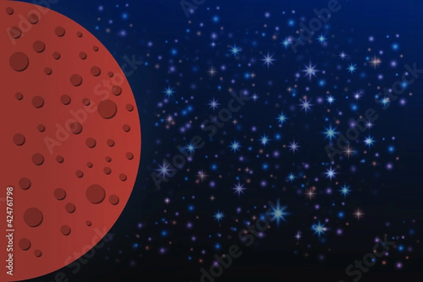 Obraz background with stars