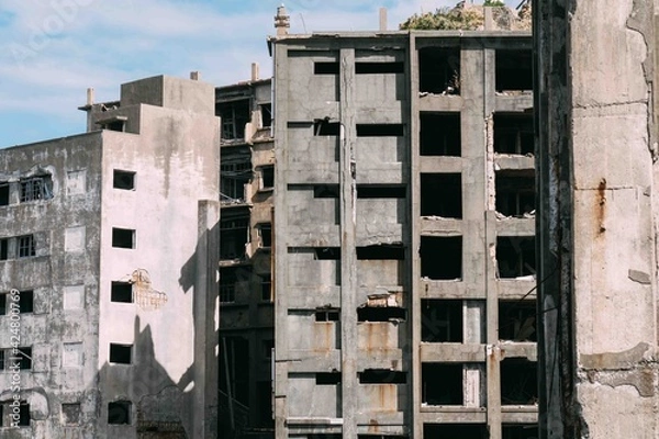 Fototapeta 廃墟のクローズアップ