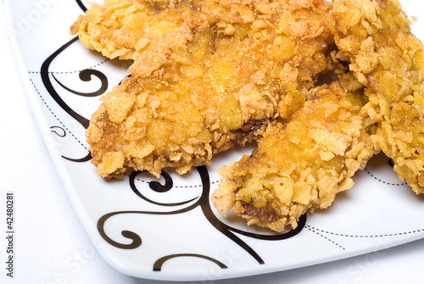 Fototapeta chicken nuggets