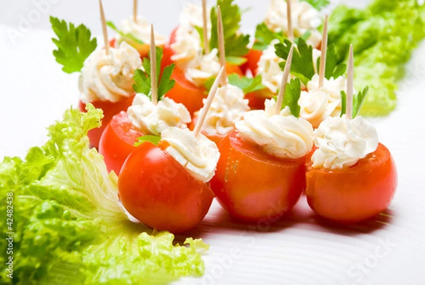 Fototapeta Cherry tomatoes 4