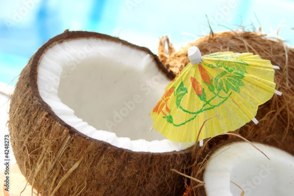 Obraz Coconut tropical drink