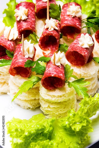 Obraz plateau de meat 2