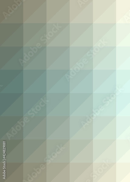 Fototapeta Abstract color Low-Polygones Generative Art background illustration
