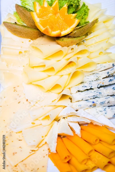 Obraz Assortiment et plateau de fromage 2