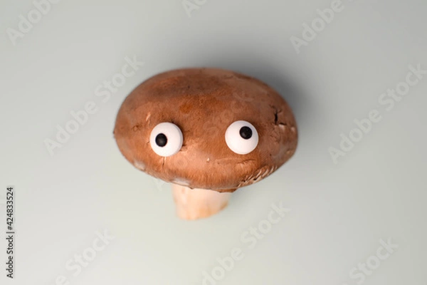 Obraz Mushroom with eyes