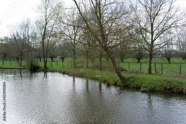 Obraz landscape with a river