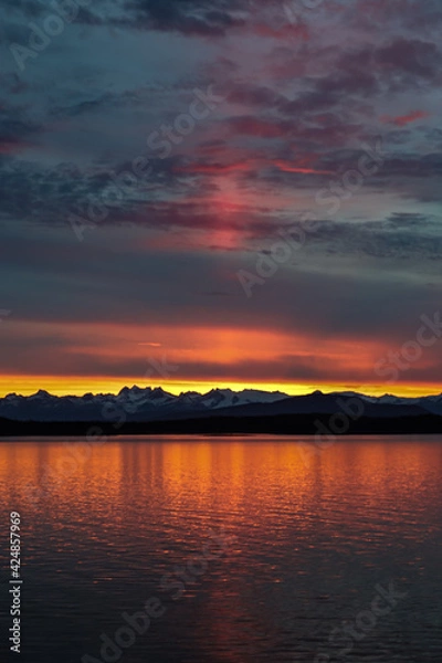 Obraz Alaska Sunrise Reflection