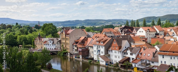 Obraz Stadt Eschwege Werratalbrücke
