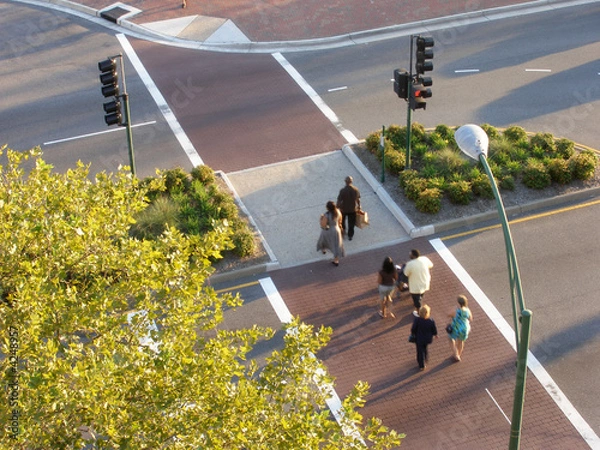 Obraz crossing the street