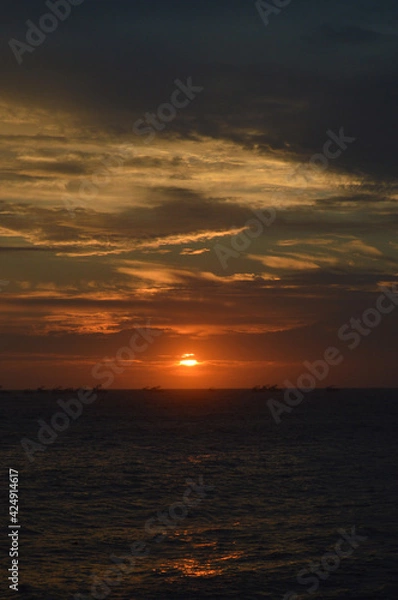 Obraz sunset in the sea