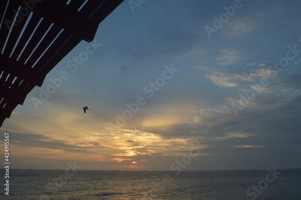 Obraz sunset on the beach