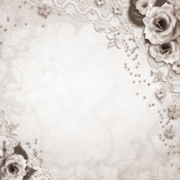 Fototapeta Elegance wedding background