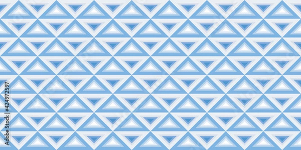 Fototapeta Triangles seamless geometric repeat pattern background