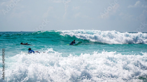Obraz Surf Season in Thailand on Kata Beach