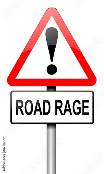 Obraz Road rage concept.