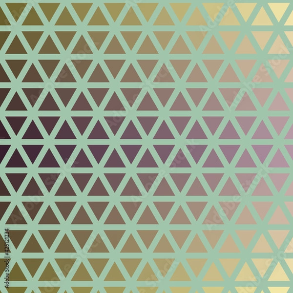 Fototapeta Abstract color Low-Polygones Generative Art background illustration