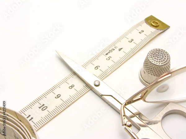 Fototapeta instruments for needlework