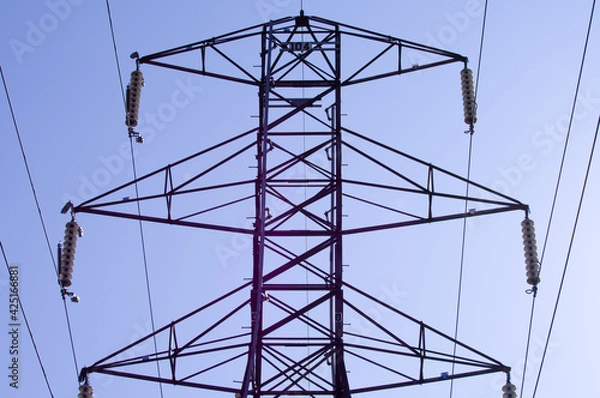 Obraz 鉄塔、電気