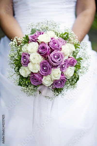 Obraz Braut mit Brautstrauss