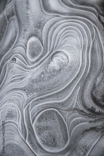 Fototapeta lines in the ice