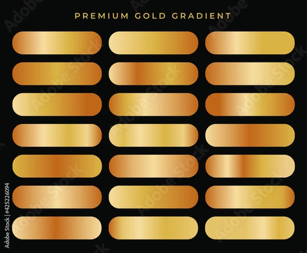 Obraz golden gradint
