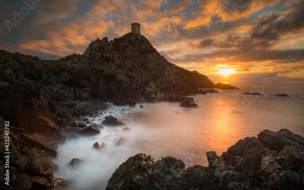 Obraz sunset over the sea