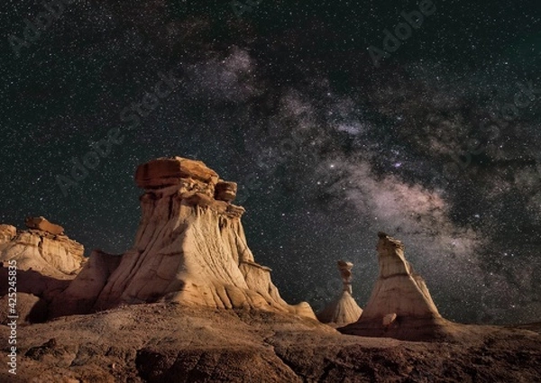 Obraz campfire at night