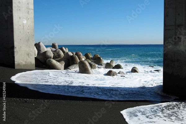 Obraz 波けしブロック