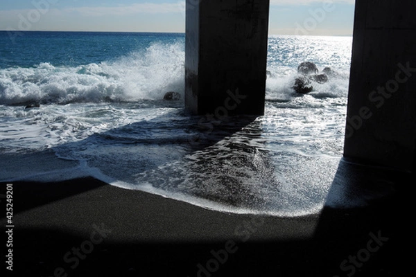 Fototapeta 波しぶき