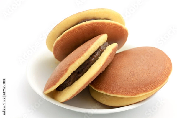 Obraz Three Dorayaki（どら焼き）