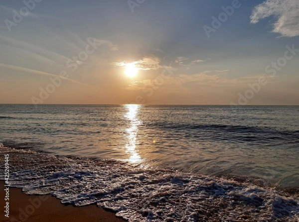 Fototapeta beach at sunset
