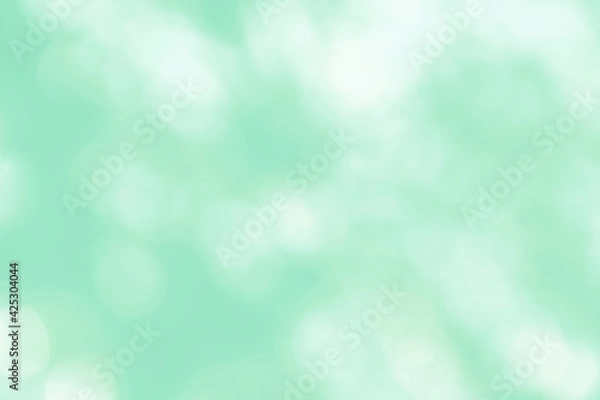 Fototapeta Green bokeh, Background abstract, Blurred nature bokeh for the background