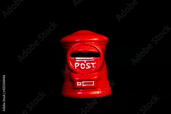 Fototapeta 郵便ポストの貯金箱