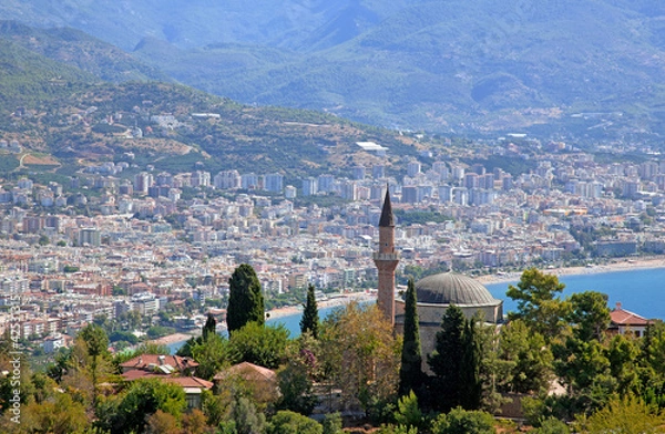 Obraz Turkey. Alanya cityscape