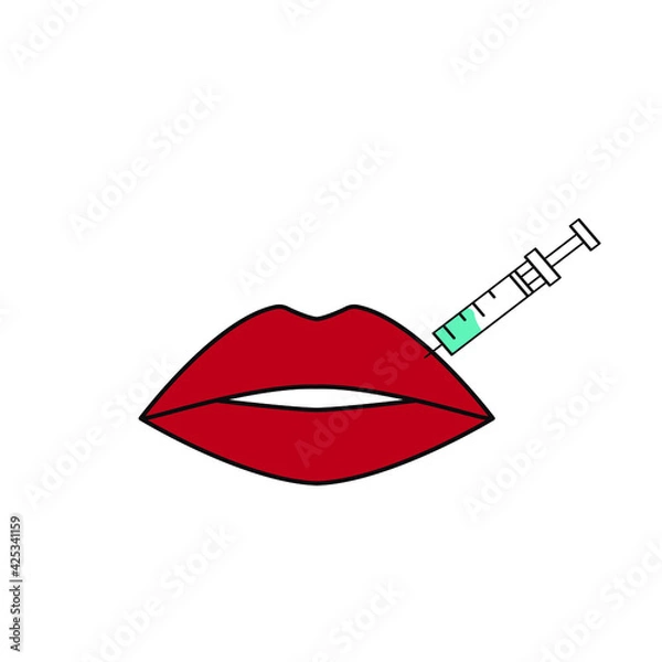 Obraz vector on a white background