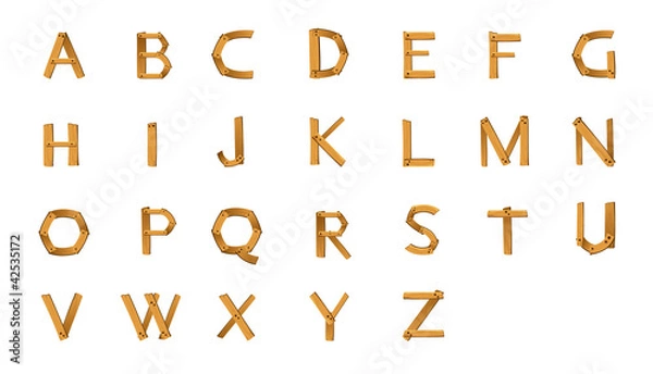 Fototapeta alphabets